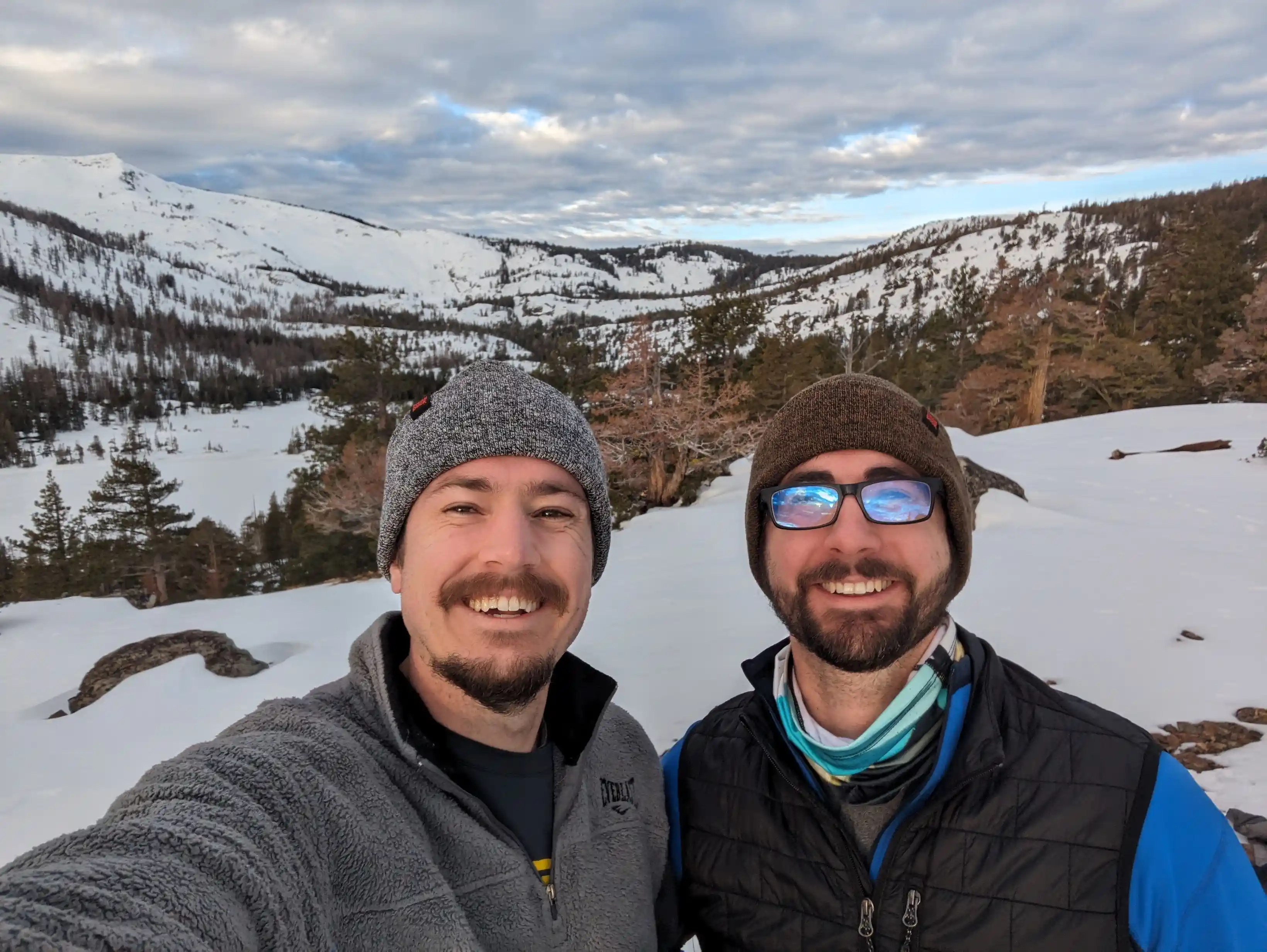 Ben with his brother